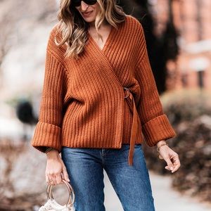 & Other Stories Wrap Sweater